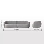 Sama Sofa + fabric sofa + liqana
