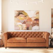 Classica Sofa + luxury leather sofa with classic upholstery + liqana