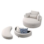 Lian Swivel + Swivel Barrel Chair + liqana
