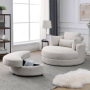 Lian Swivel + Swivel Barrel Chair + liqana