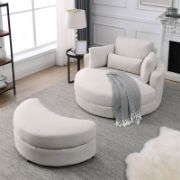 Lian Swivel + Swivel Barrel Chair + liqana