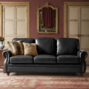 Imbria Sofa + Traditional Leather Sofa + liqana
