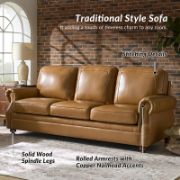 Imbria Sofa + Traditional Leather Sofa + liqana