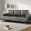 Novaro Sofa + Three-Seater Leather Sofa + liqana