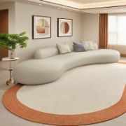 Lionel Sofa + modern faux leather sofa with comfort + liqana