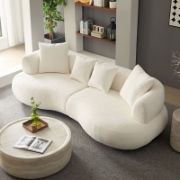 Curvo Sofa + 4-seater sofa + liqana