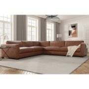 Lona Sofa + genuine leather sofa + liqana