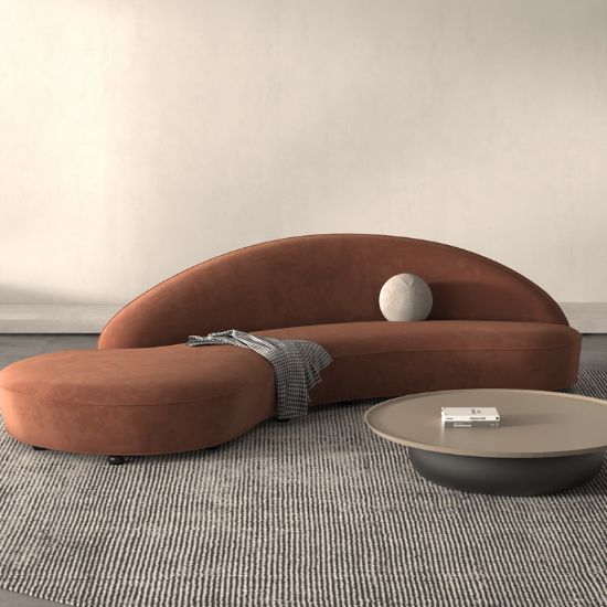 Aura Sofa + luxury flannel sofa + liqana