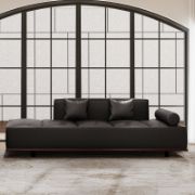 NoirStone Set + Living Room Sofa & Stone Coffee Table + liqana