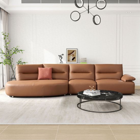 Luma Sofa + Luxury Leather Sofa + liqana