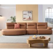 Luma Sofa + Luxury Leather Sofa + liqana