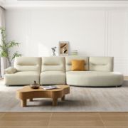 Oversized Modern Curved Sectional Sofa - 5-Seater