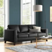 Camelia Sofa + mid-century modern leather sofa + liqana