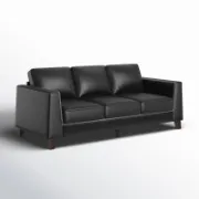 Camelia Sofa + mid-century modern leather sofa + liqana