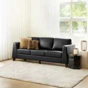 Camelia Sofa + mid-century modern leather sofa + liqana