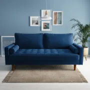 Vilara Sofa + luxurious velvet sofa + liqana