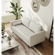 Bridgeview Sofa + comfortable faux leather sofa + liqana