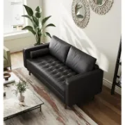 Bridgeview Sofa + comfortable faux leather sofa + liqana