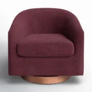 Ori Chair + luxury swivel barrel chair with full support + liqana