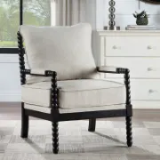 Marlow Chair + fabric chair + liqana