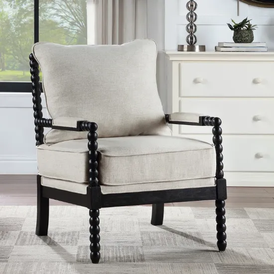 Marlow Chair + fabric chair + liqana