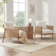Kali Chair + wooden chair + liqana