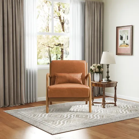 Flora Chair + accent chair + liqana