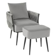 Milano Chair + lounge chair with ottoman + liqana