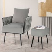 Milano Chair + lounge chair with ottoman + liqana