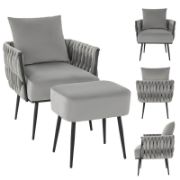 Milano Chair + lounge chair with ottoman + liqana