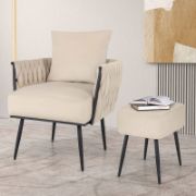 Milano Chair + lounge chair with ottoman + liqana