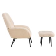 Tedo Chair + lounge chair with ottoman + liqana