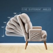 Elora Chair + chair with footrest + liqana