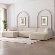 Chiara Sofa + corduroy sectional sofa + liqana