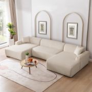 Chiara Sofa + corduroy sectional sofa + liqana