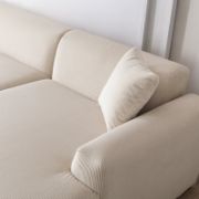 Chiara Sofa + corduroy sectional sofa + liqana