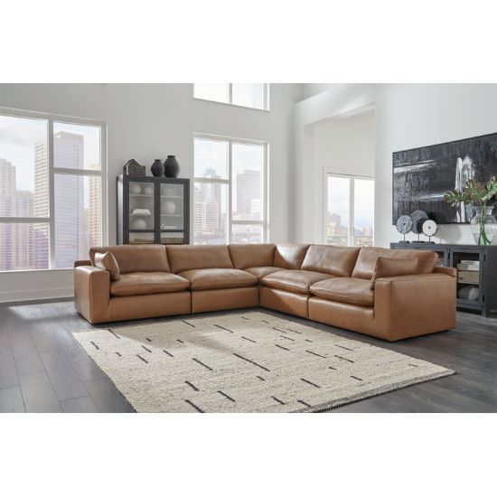 Loren Sectional + leather modular sectional + liqana