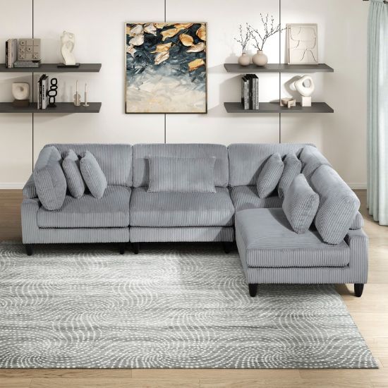Milano Sofa + velvet sectional sofa + liqana