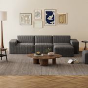 Amalfi Sofa + corduroy corner sofa + liqana