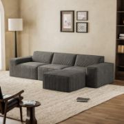 Amalfi Sofa + corduroy corner sofa + liqana