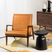 Vintage Chair + leather armchair + liqana