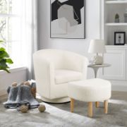 Cozy Chair + lounge chair with footrest + liqana