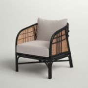 Nova Chair + wooden chair with cushions + liqana