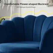 Shell Chair + Velvet Chair + liqana