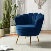 Shell Chair + Velvet Chair + liqana
