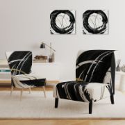 Milo Chair + Printed Chair + liqana