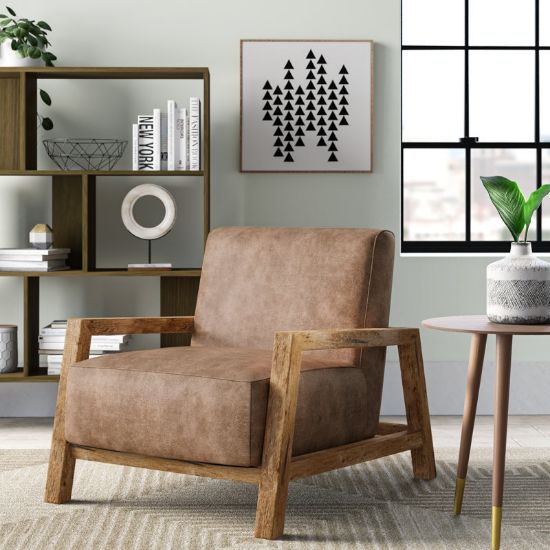 Sama Chair+ Leather Chair + liqana