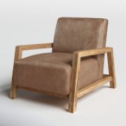 Sama Chair+ Leather Chair + liqana