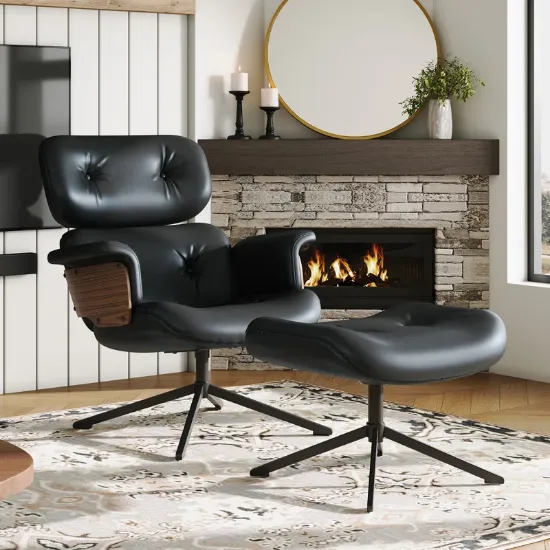 Sol Chair + Leather Chair + liqana