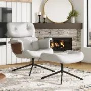 Sol Chair + Leather Chair + liqana
